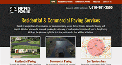 Desktop Screenshot of bergpaving.com